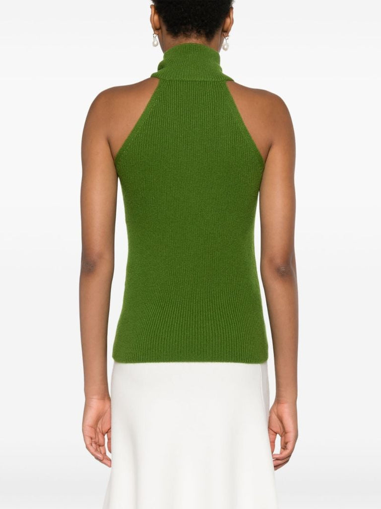 Roll Neck Knitted Top