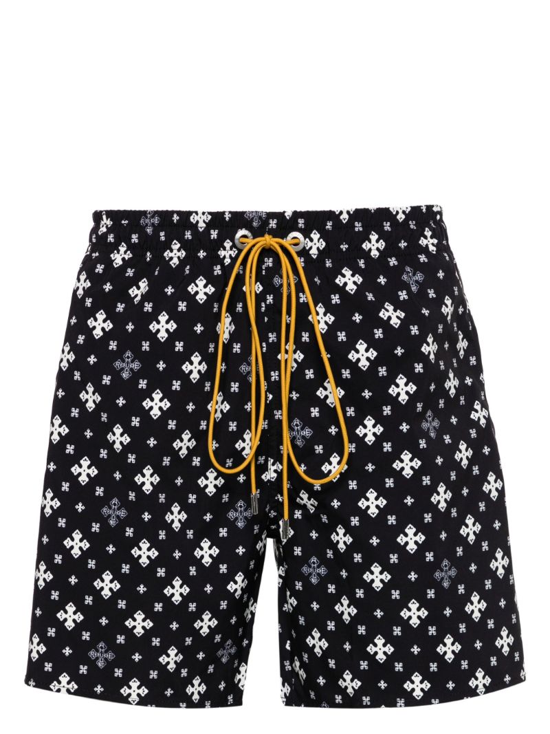 Cross Bandana Swim Shorts