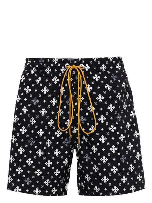 Cross Bandana Swim Shorts