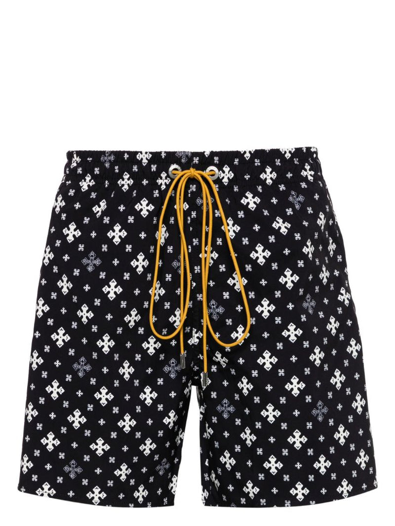Cross Bandana Swim Shorts