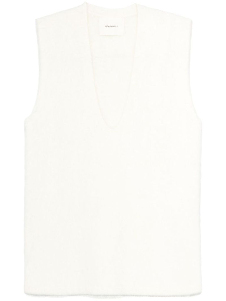 V-neck Knitted Top