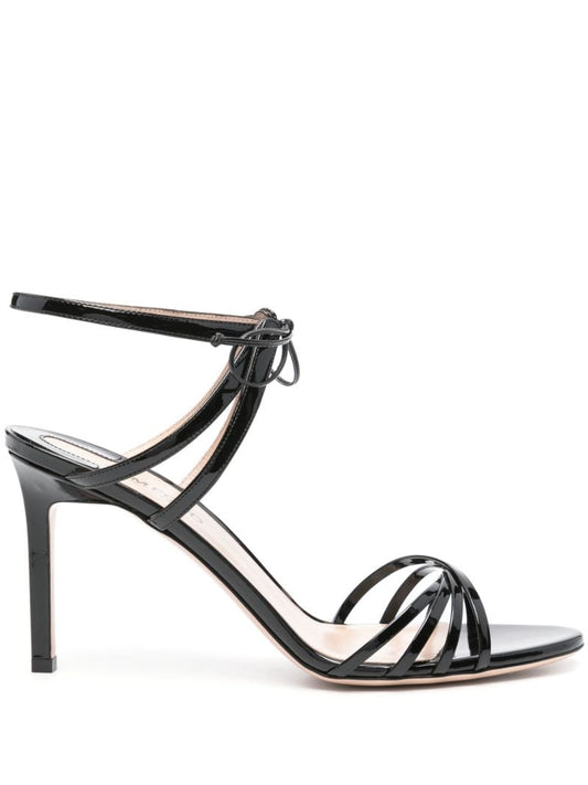 Black 85 Patent Leather Sandals