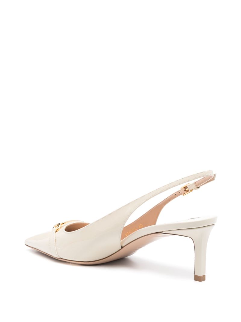 White Whitney Pumps