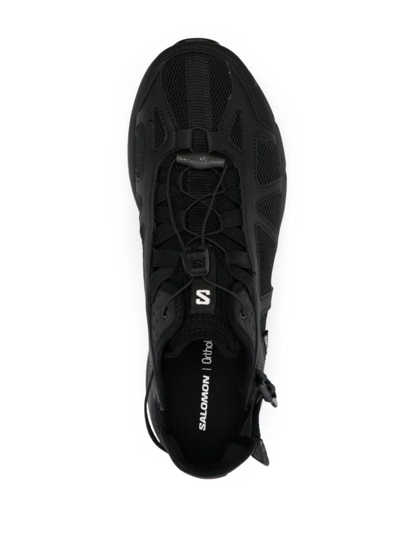 Black Advanced Techsonic Low-top Sneakers