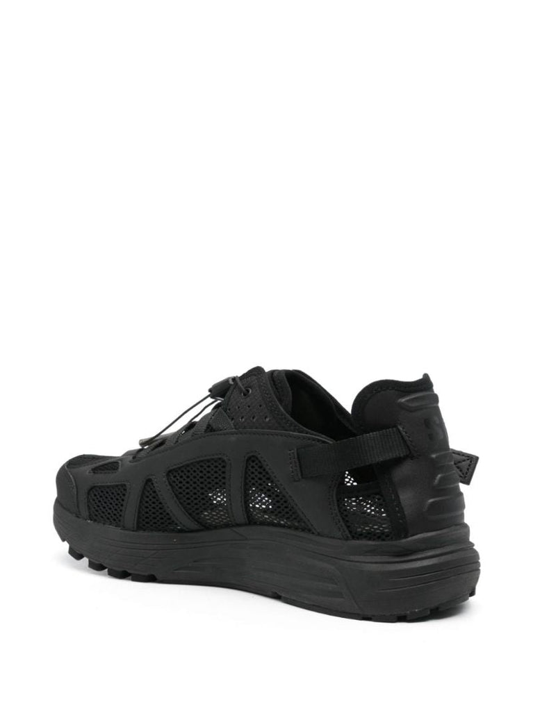 Black Advanced Techsonic Low-top Sneakers