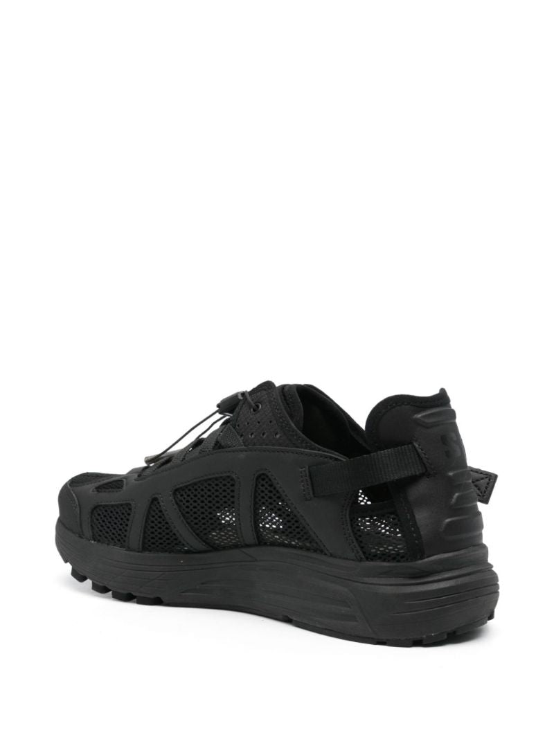 Black Advanced Techsonic Low-top Sneakers