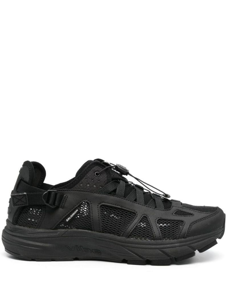 Black Advanced Techsonic Low-top Sneakers