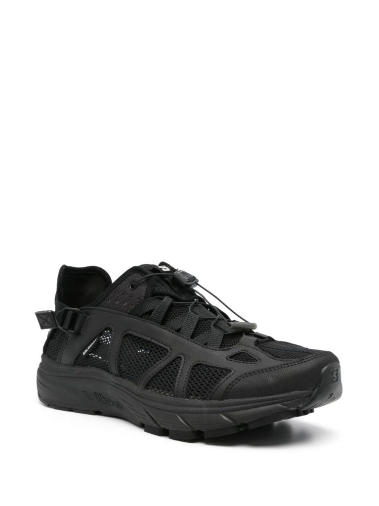 Black Advanced Techsonic Low-top Sneakers