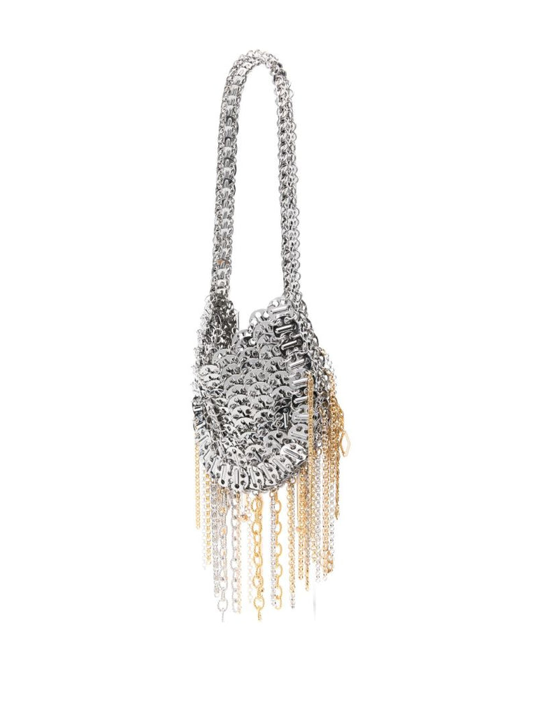 Silver-tone 1969 Moon Fringed Shoulder Bag