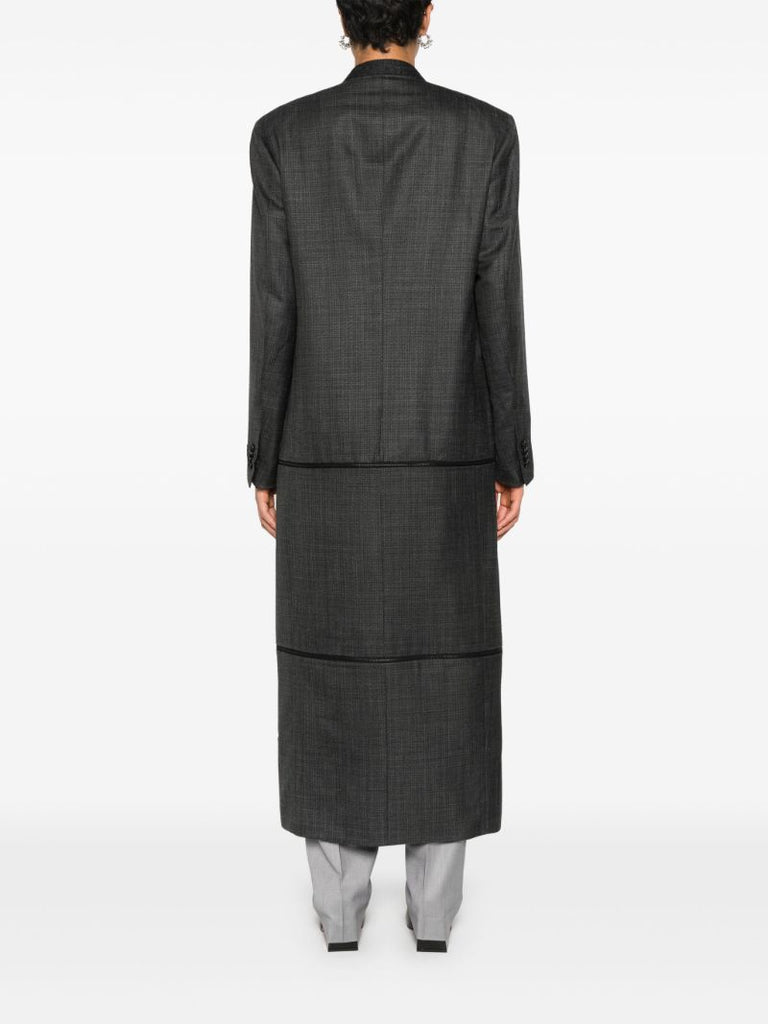 X Zegna Transformer Collarless Coat