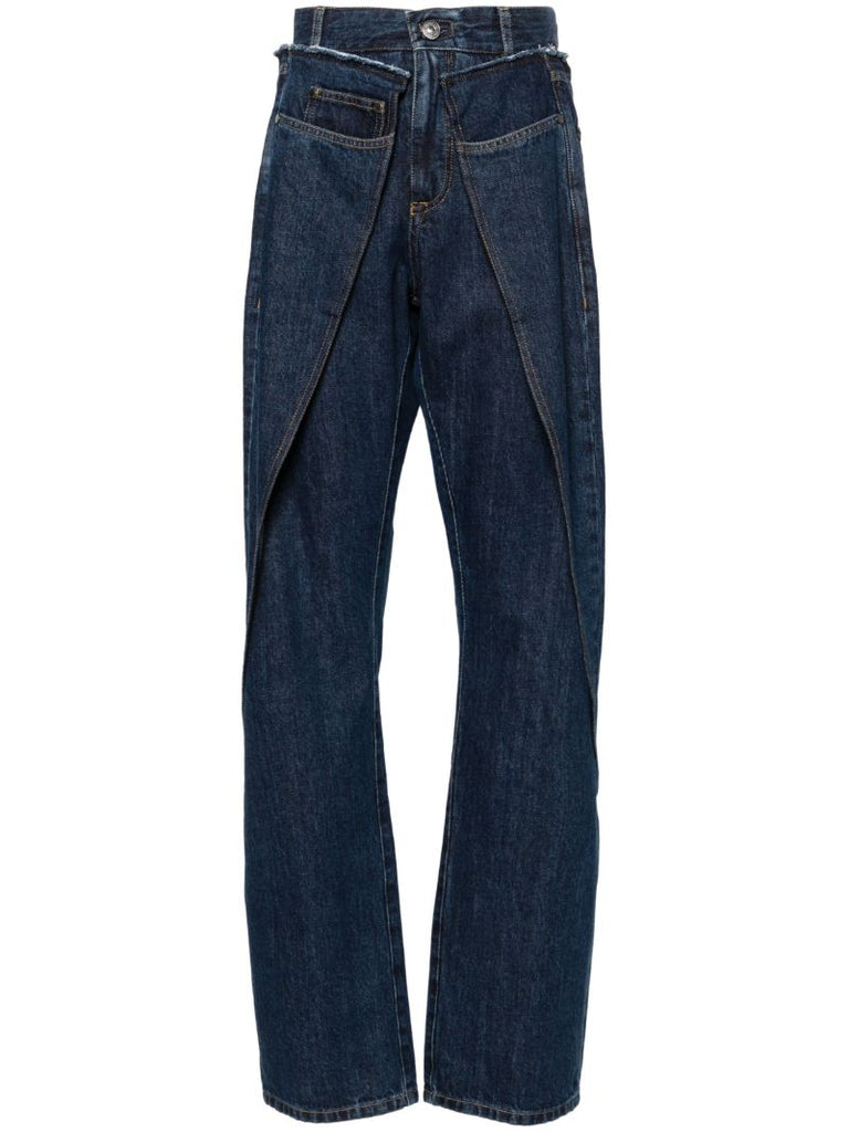 X Zegna Wrap Straight-leg Jeans