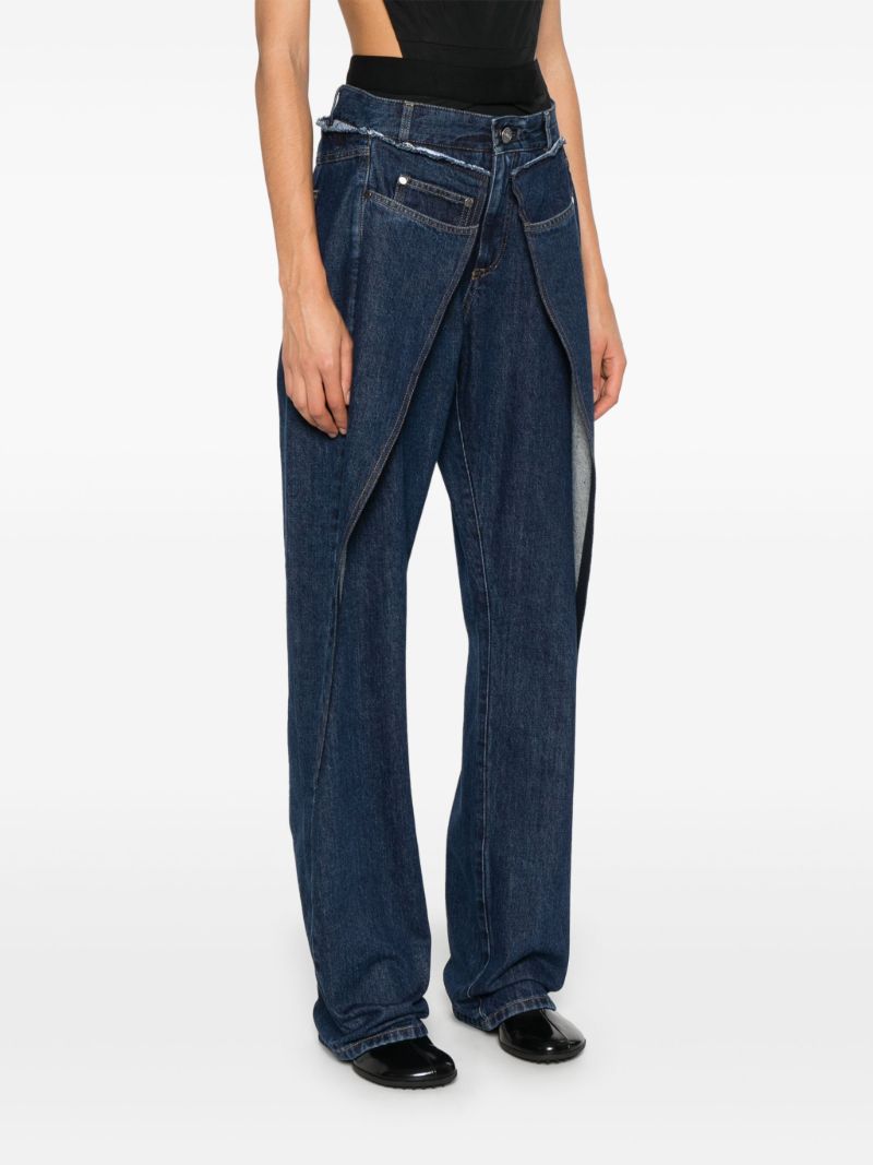 X Zegna Wrap Straight-leg Jeans