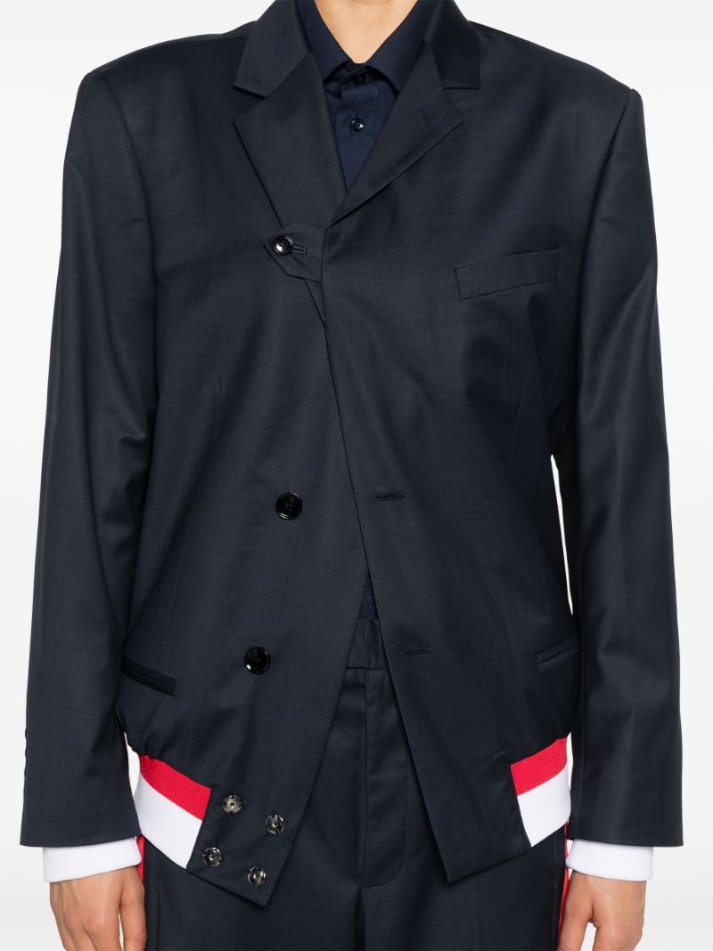 X Fila Notched-lapels Bomber-blazer