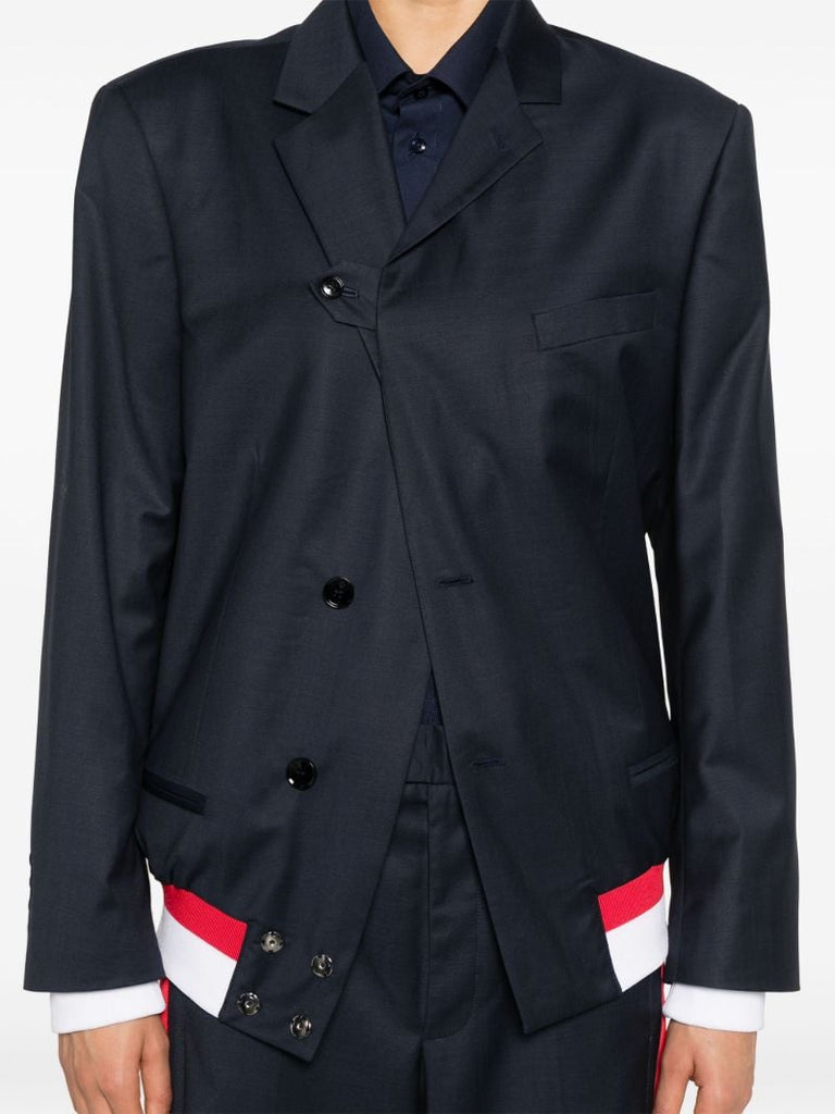 X Fila Notched-lapels Bomber-blazer