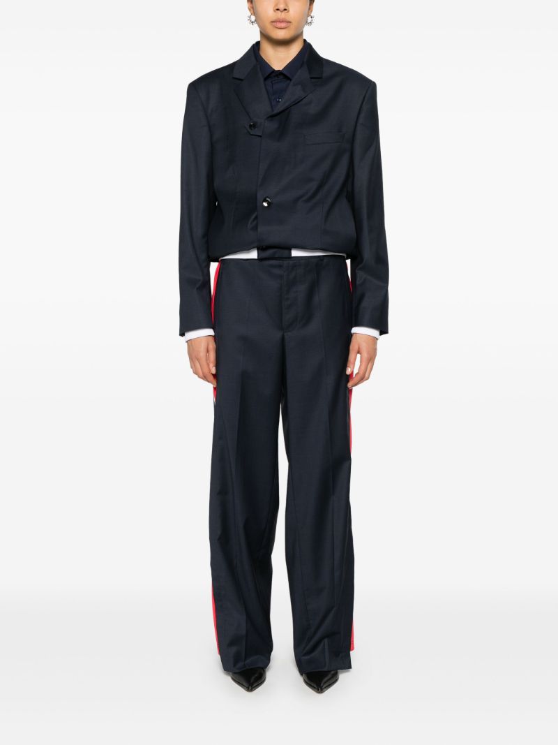 X Fila Notched-lapels Bomber-blazer