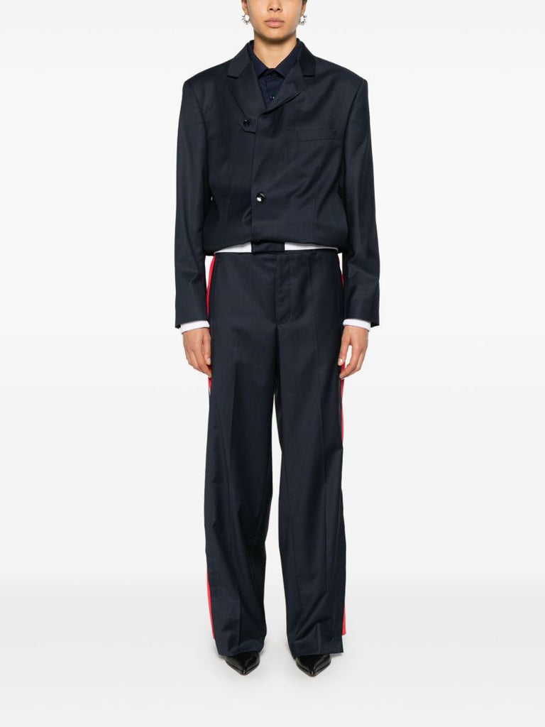 X Fila Notched-lapels Bomber-blazer
