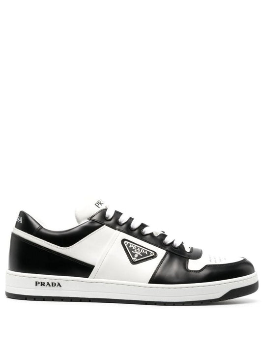 White Downtown Low-top Leather Sneakers