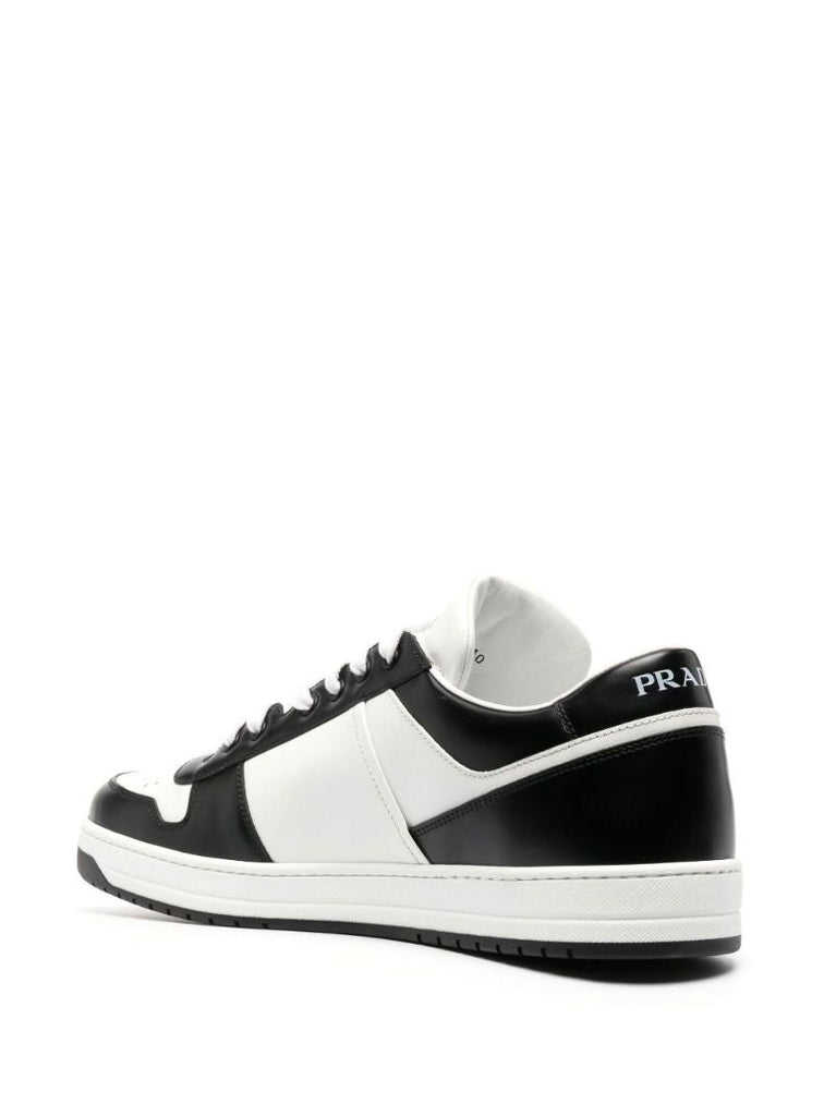 White Downtown Low-top Leather Sneakers