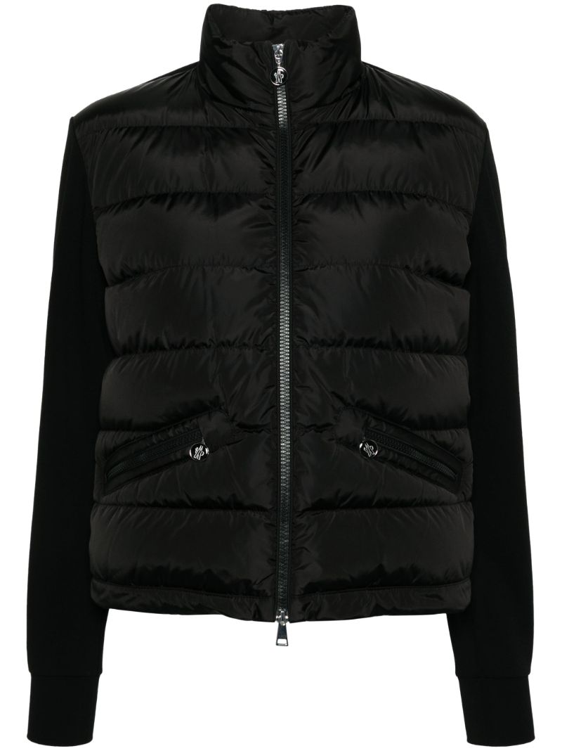 Black High-neck Quilted Jacket