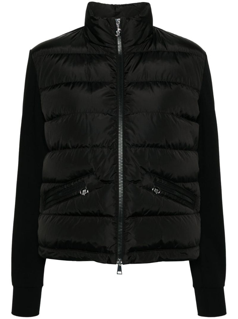 Black High-neck Quilted Jacket