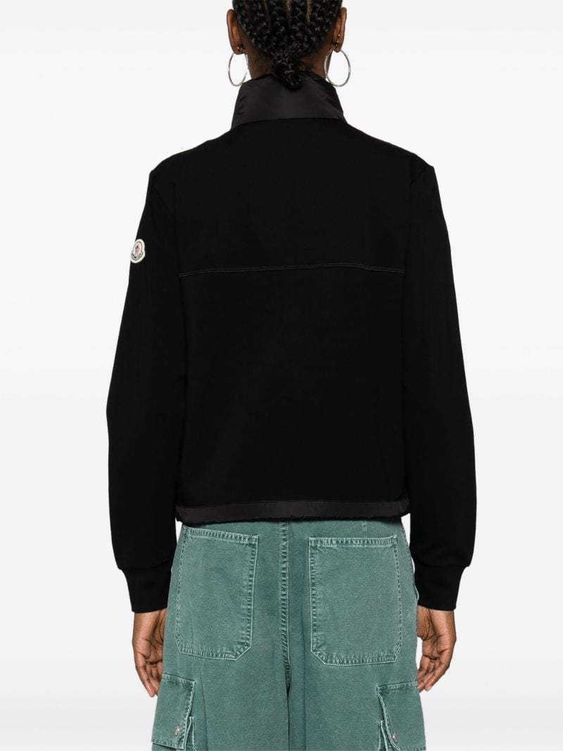 Black High-neck Quilted Jacket