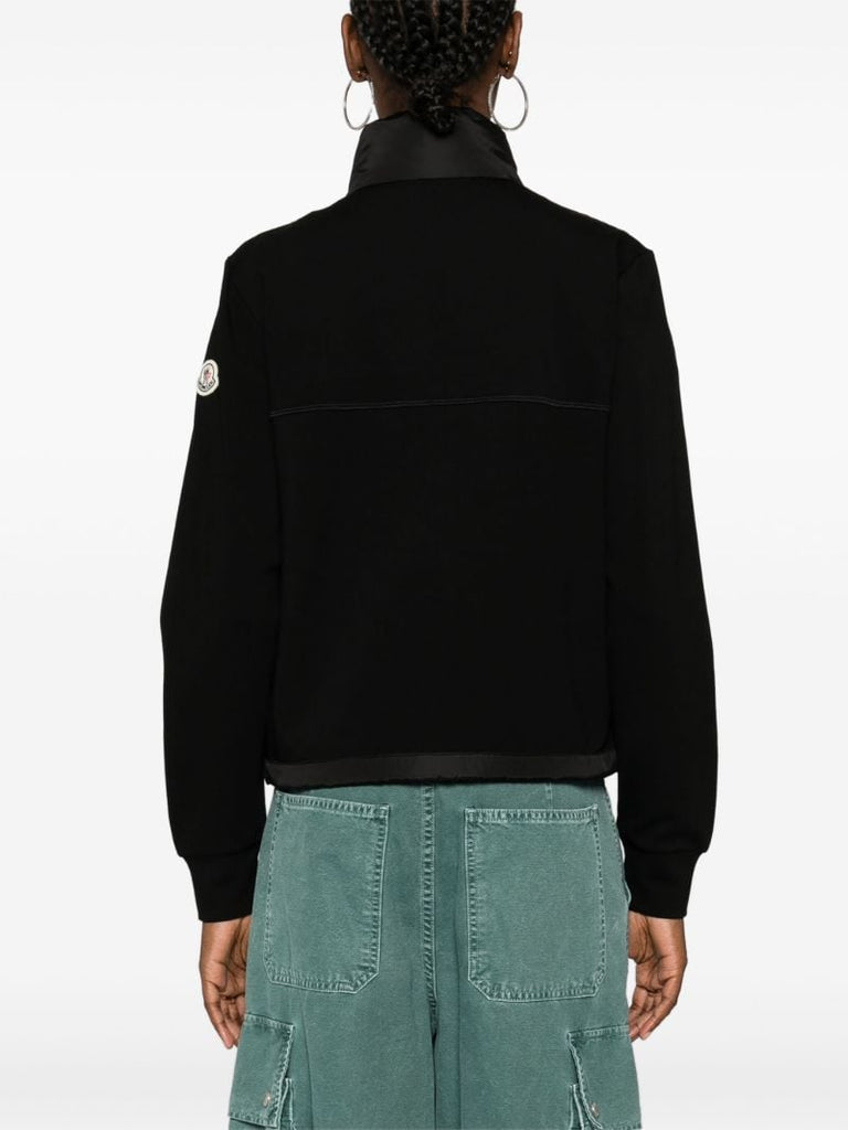 Black High-neck Quilted Jacket