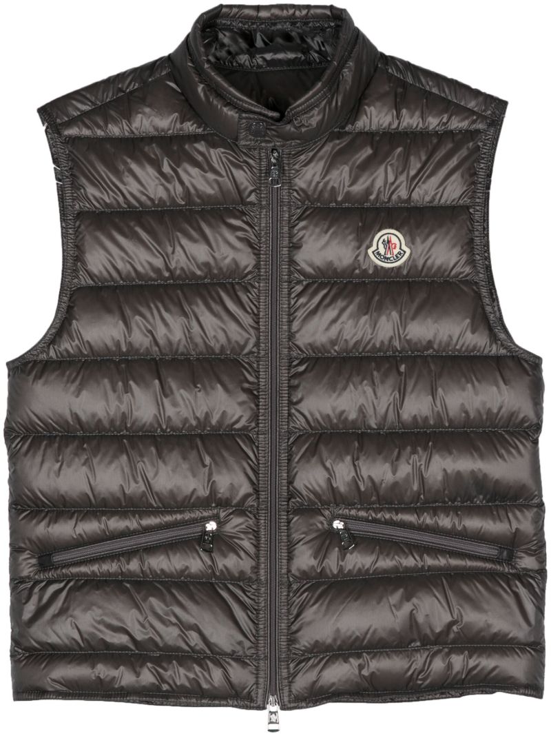 Grey Gui Quilted Gilet