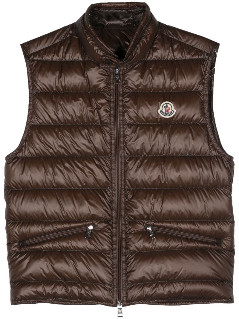 Brown Gui Quilted Gilet