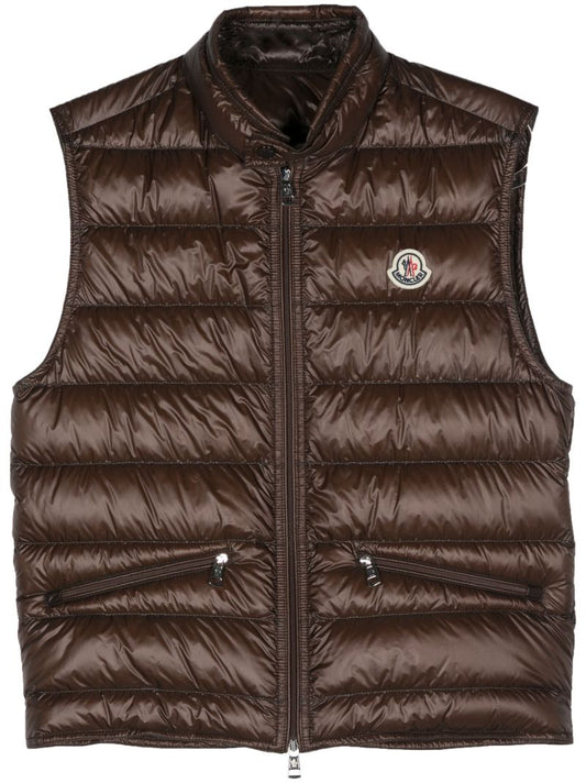 Brown Gui Quilted Gilet
