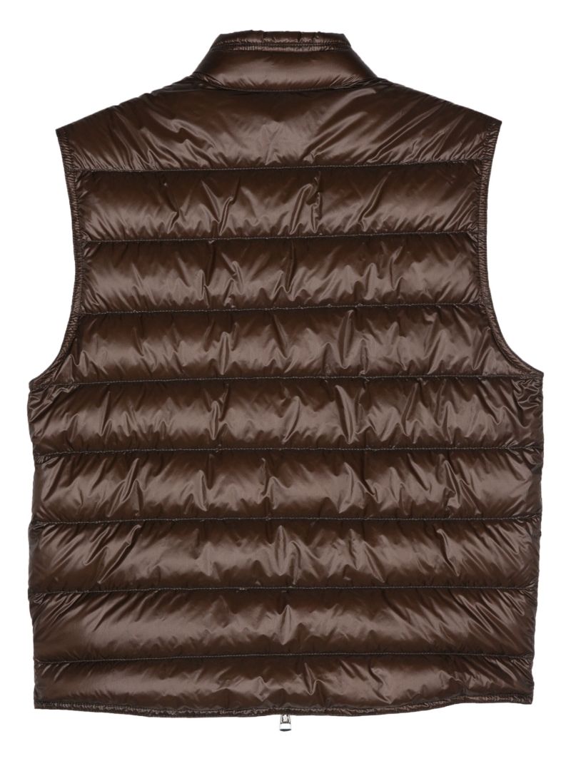 Brown Gui Quilted Gilet