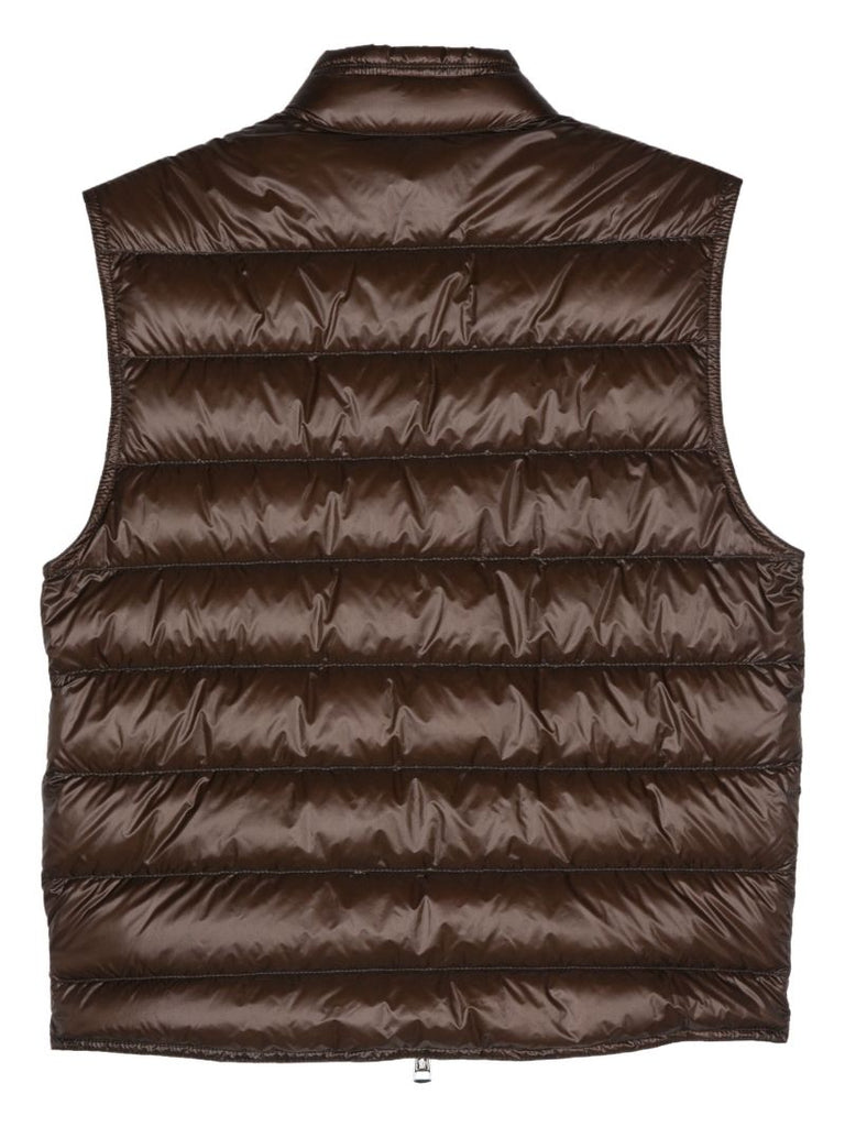Brown Gui Quilted Gilet