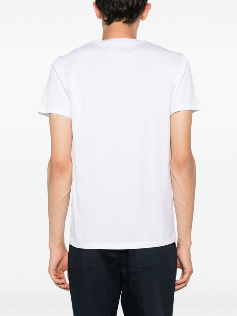 White Logo-applique Cotton T-shirt