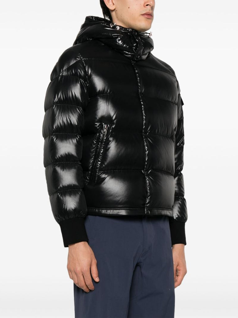 Black Maljasset Hooded Down Jacket