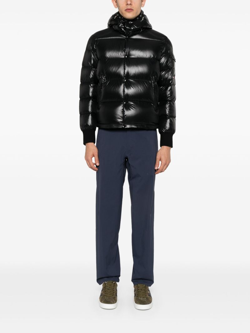 Black Maljasset Hooded Down Jacket