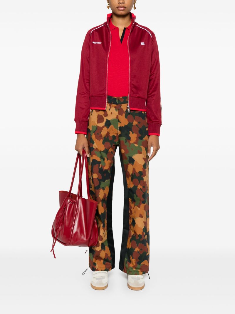 Logo Print Bomber Jacket