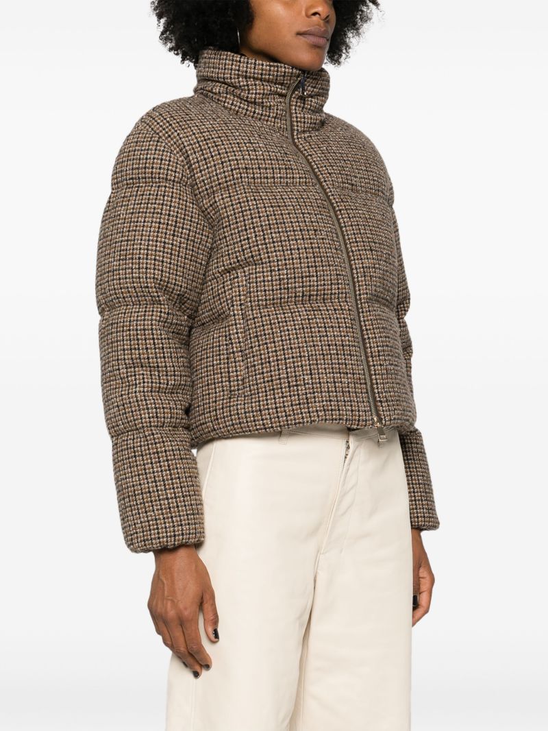 Brown Seboune BouclÃ_x0083_Â© Down Jacket