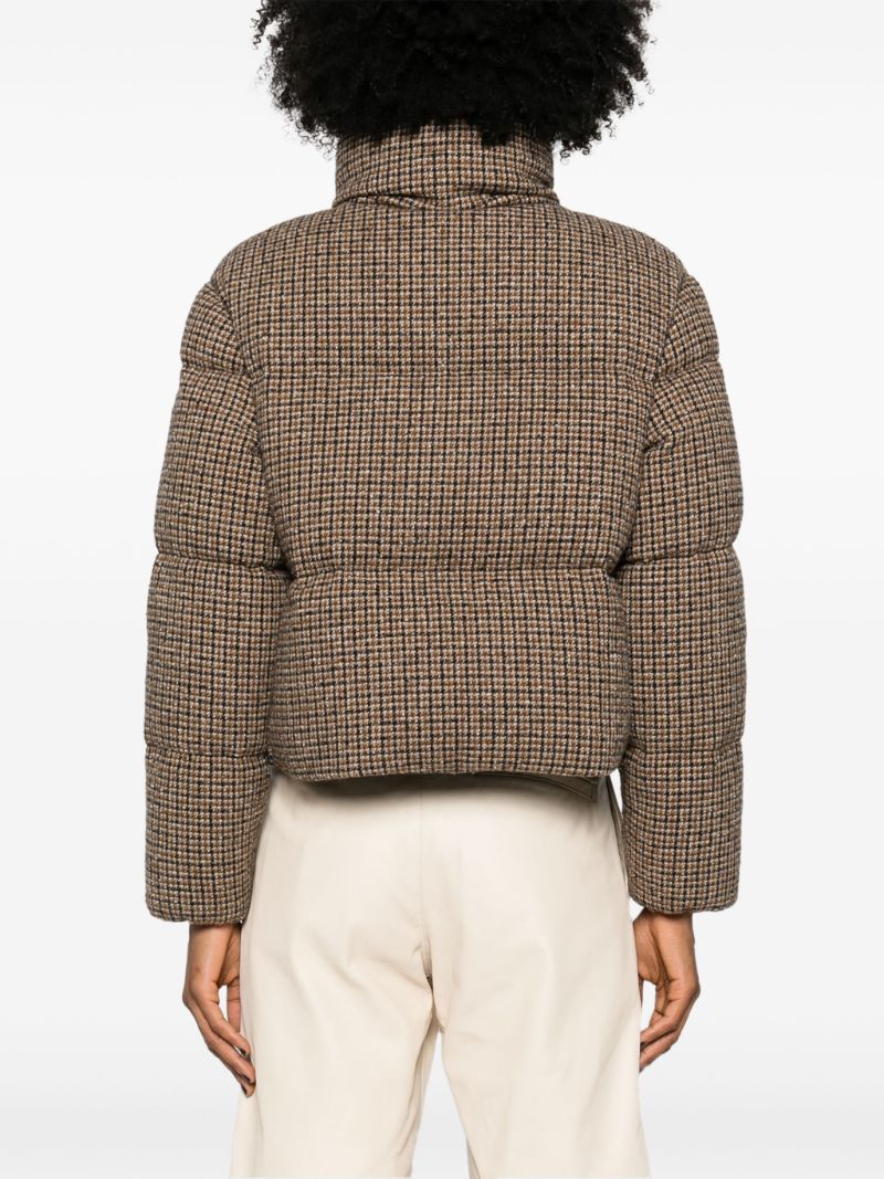 Brown Seboune BouclÃ_x0083_Â© Down Jacket