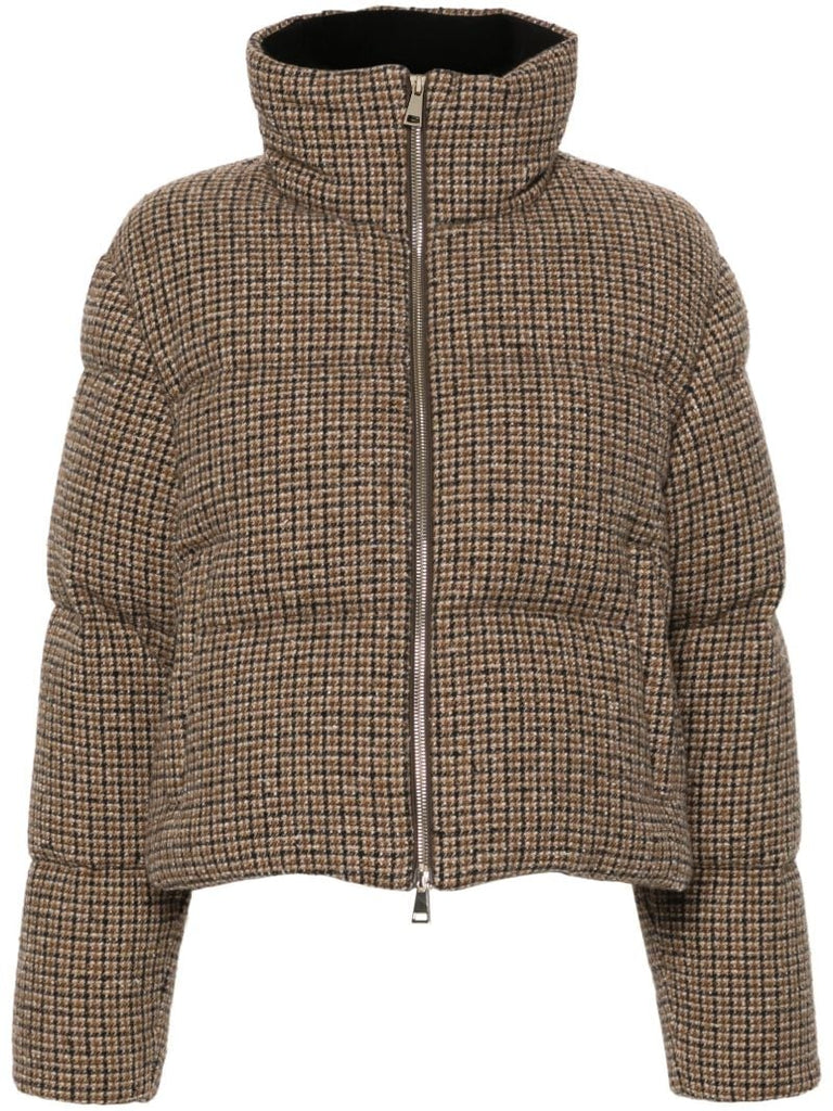 Brown Seboune BouclÃ_x0083_Â© Down Jacket