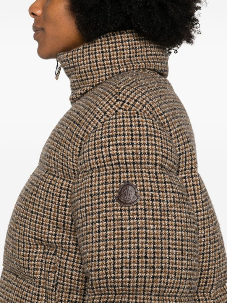 Brown Seboune BouclÃ_x0083_Â© Down Jacket