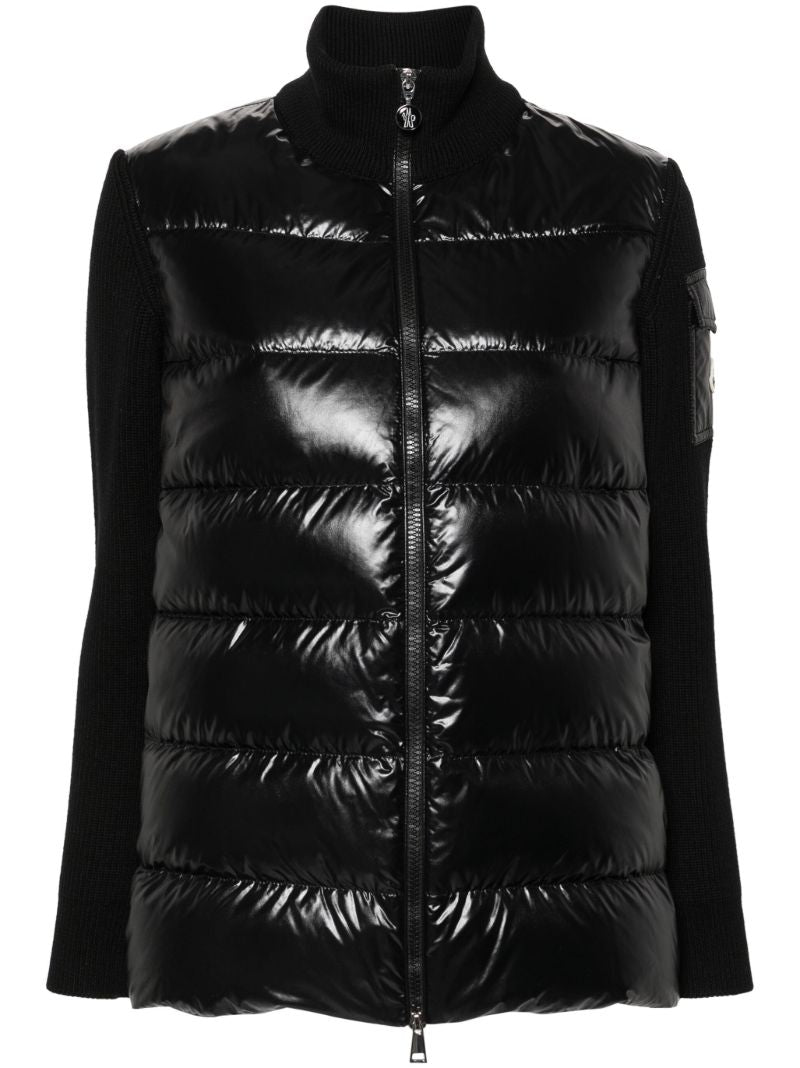 Black High-neck Quilted Jacket