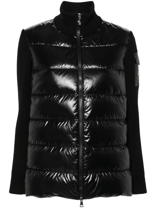Black High-neck Quilted Jacket