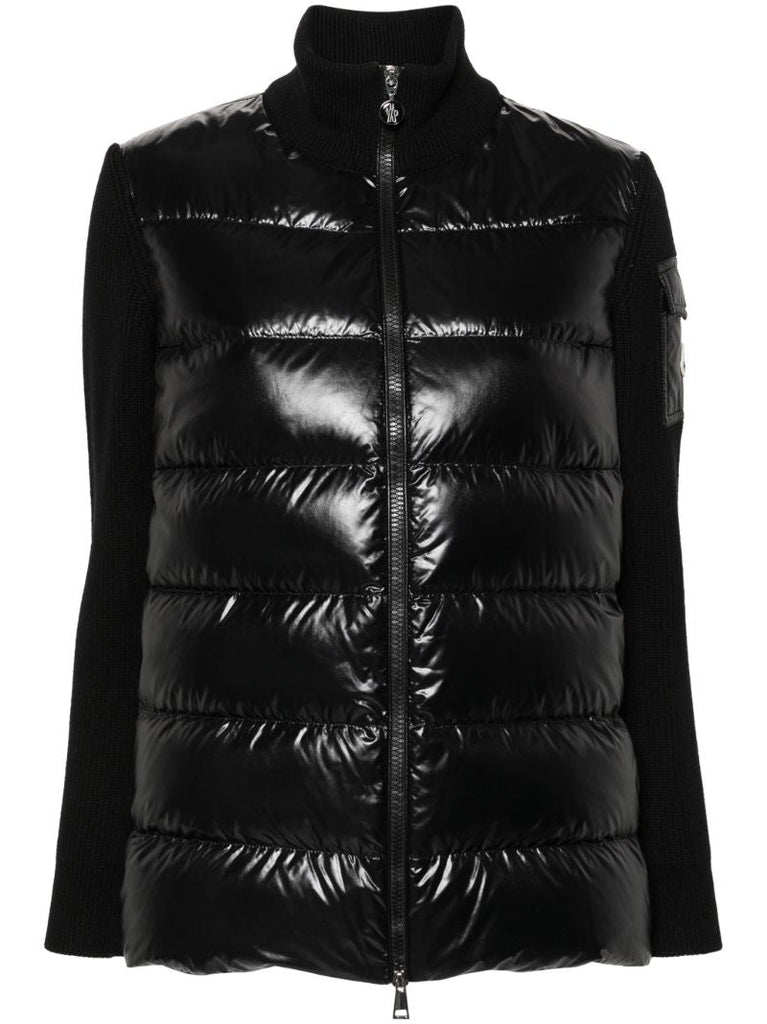 Black High-neck Quilted Jacket