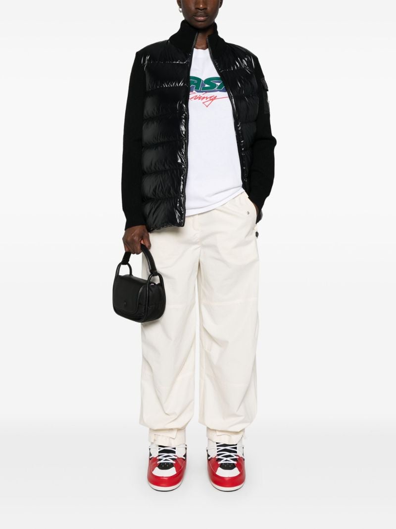 Black High-neck Quilted Jacket