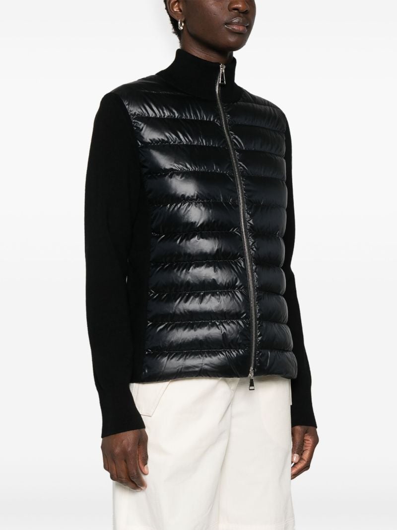 Black High-neck Quilted Jacket