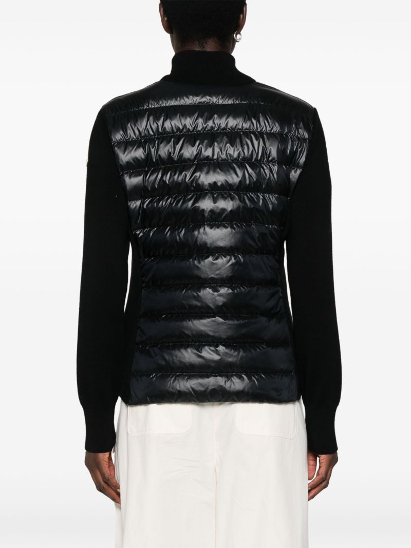 Black High-neck Quilted Jacket