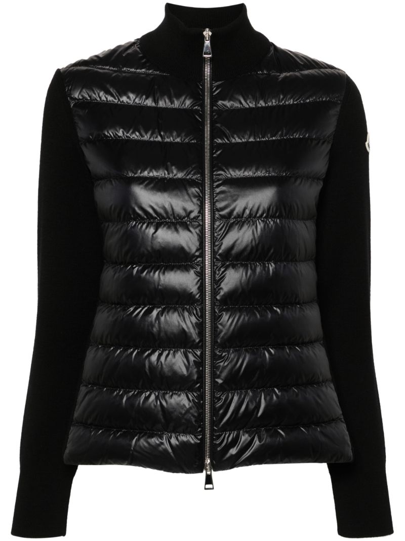 Black High-neck Quilted Jacket