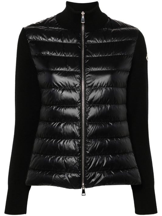 Black High-neck Quilted Jacket