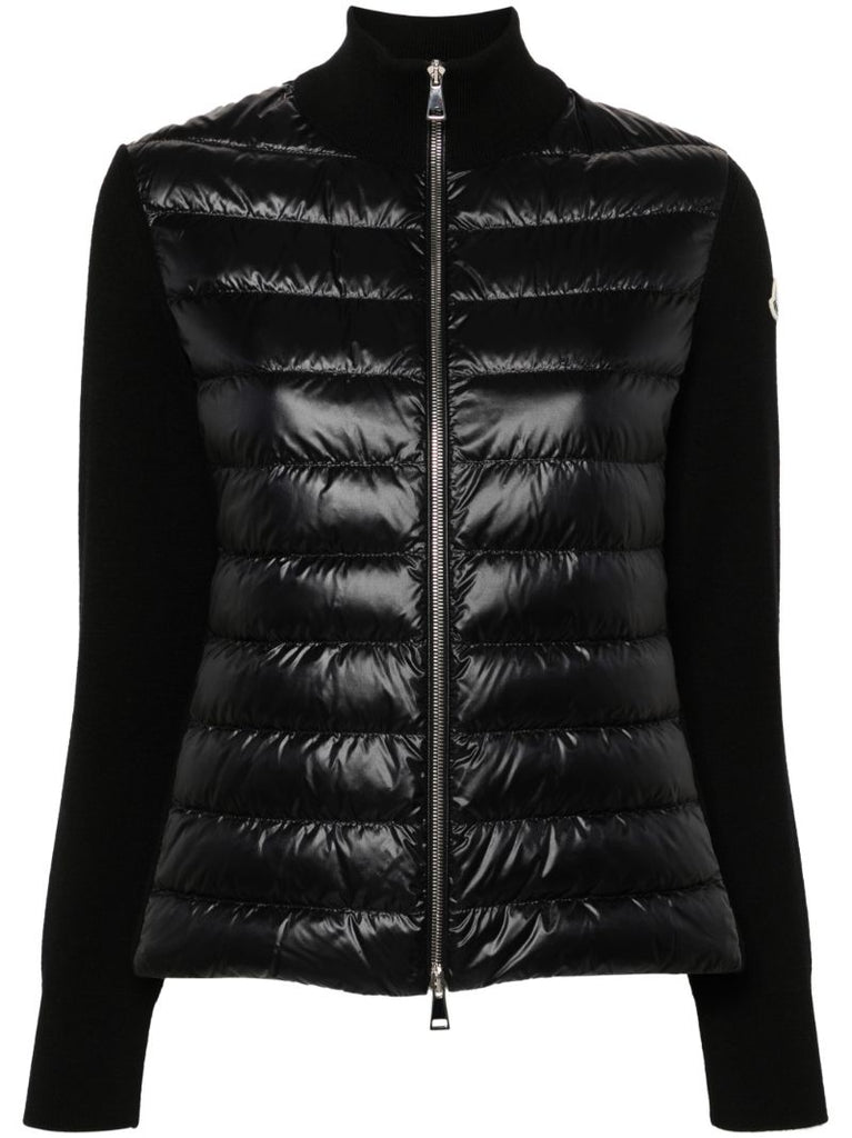 Black High-neck Quilted Jacket