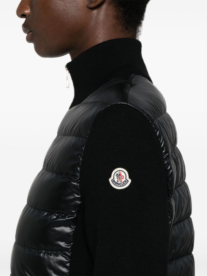 Black High-neck Quilted Jacket