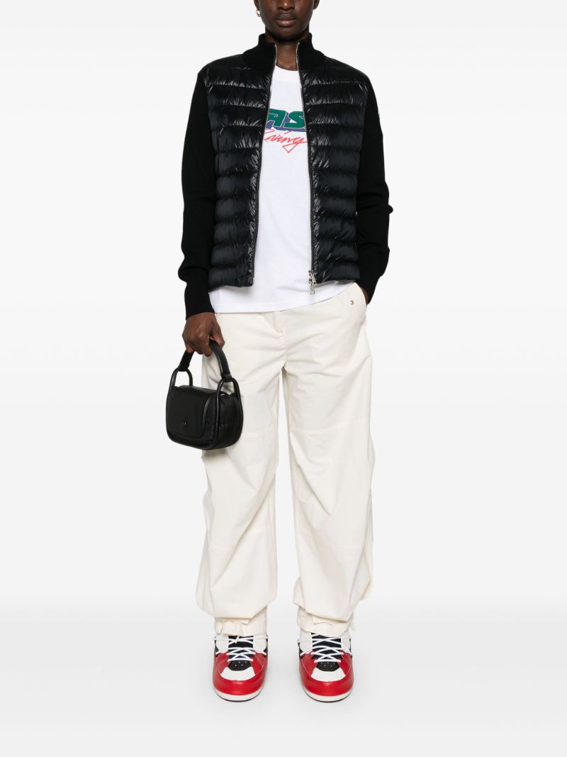 Black High-neck Quilted Jacket